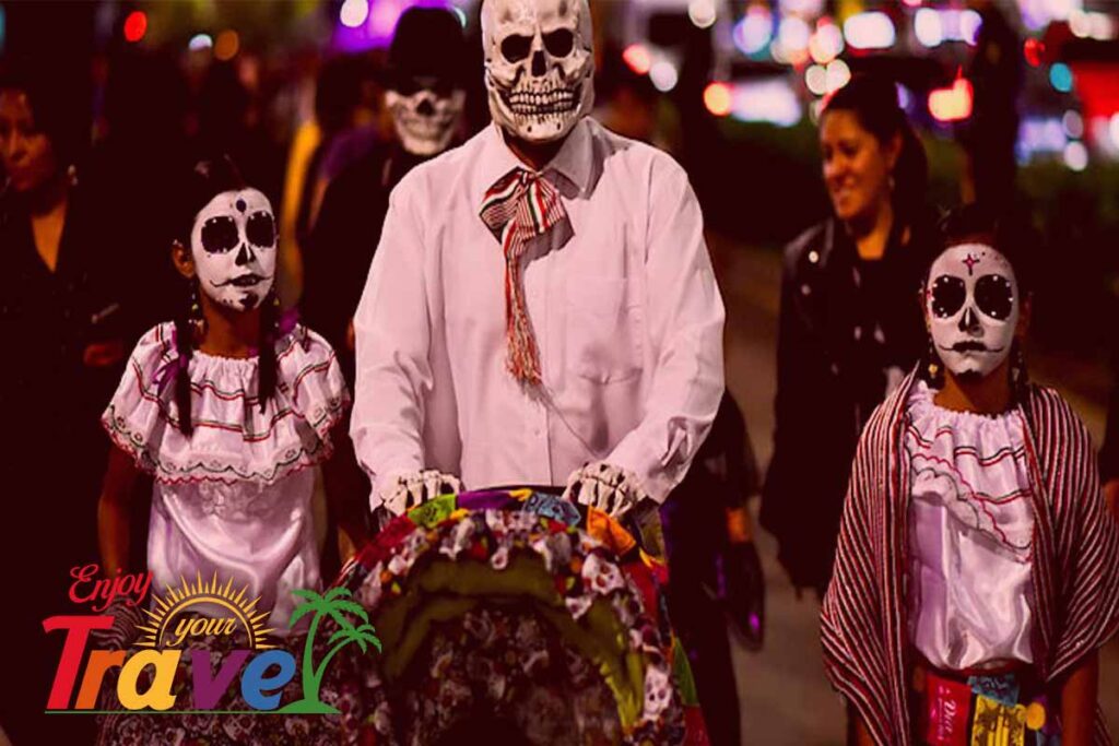 dia de muertos en cancun - day ofthe dead in cancun