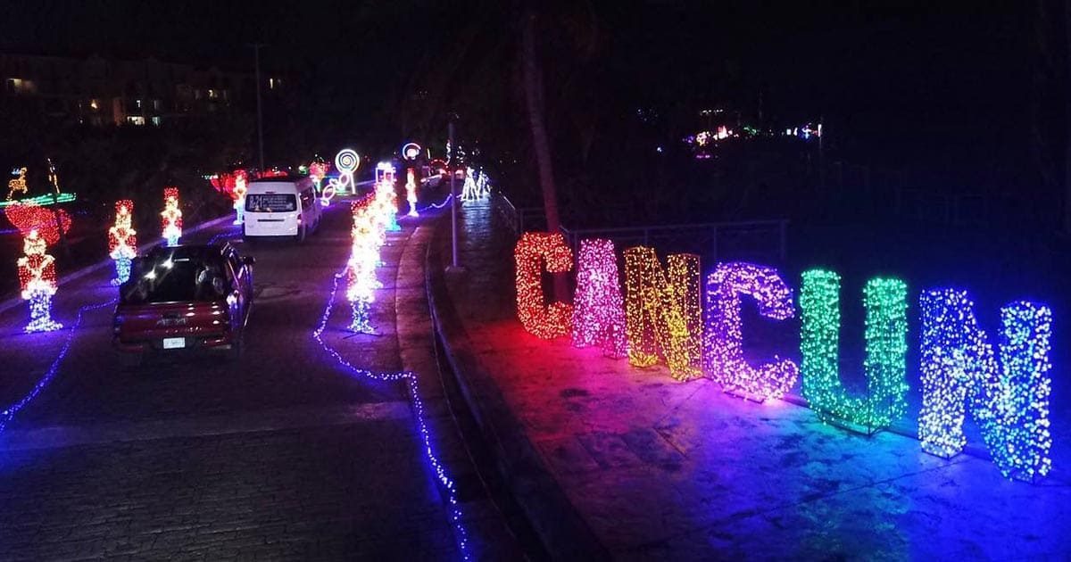 para la navidad en cancún